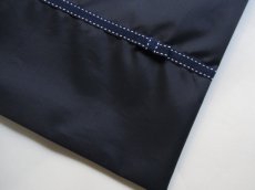 画像3: 持ち手つき  ナイロン巾着袋   濃紺 (3)